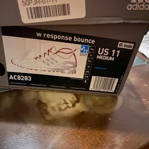 NEW TAGS ON: ADIDAS RESPONSE BOUNCE WHITE/PINK WOMENS SIZE 11 GOLF SHOES